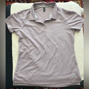 adidas Women's Short Sleeve Polo - Soft Lavender